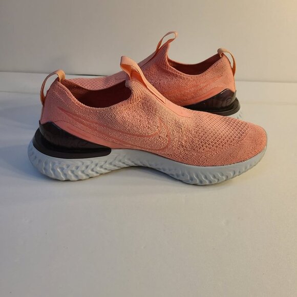 Nike Epic Phantom React Flyknit Bright Melon Woman's Size 7 - Picture 7 of 9